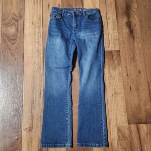 Childrens Place Girls Bootcut Blue Jeans Size 12